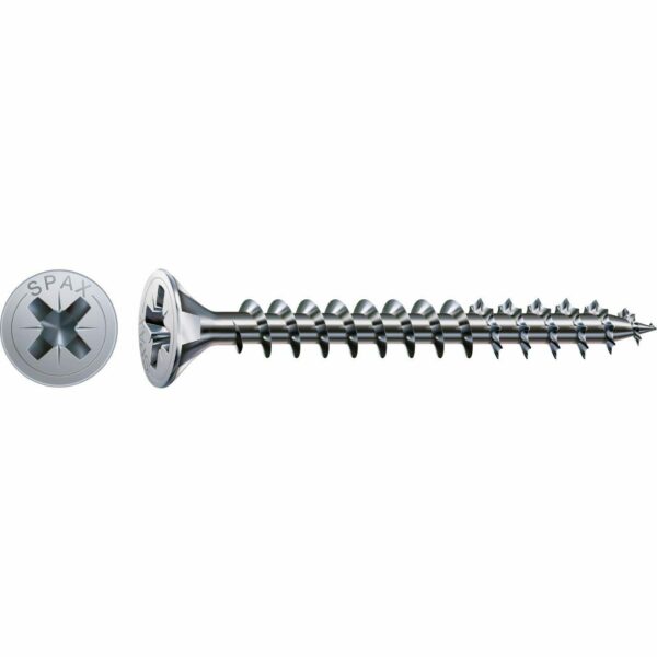 Senkkopf, Kreuzschlitz Z, Vollgewinde 4,0 x 40 mm, 200 Stück – Bild 3