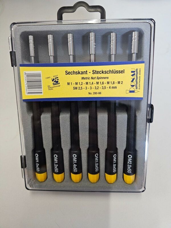 DONAU Steckschlüssel Set 6-teilig, Sechskant – Bild 3