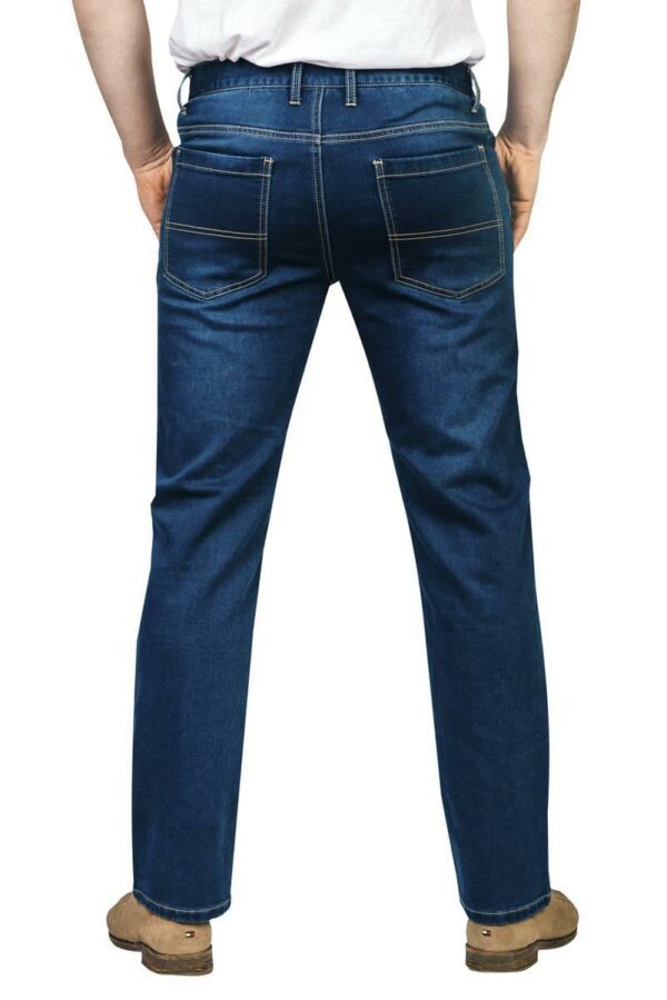 Jeans Extraleichte Stretchdenim, Farbe bluestone, Gr.50 – Bild 4