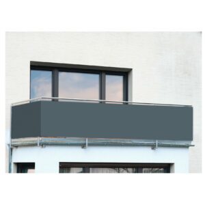 Balkon Sichtschutz Anthrazit Uni