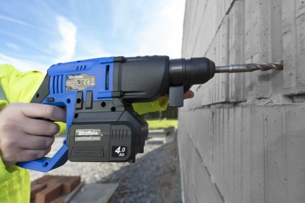 Westfalia Bohrhammer ABH 18, 18 V Li - Ion - ohne Akku und Ladegerät – Bild 3