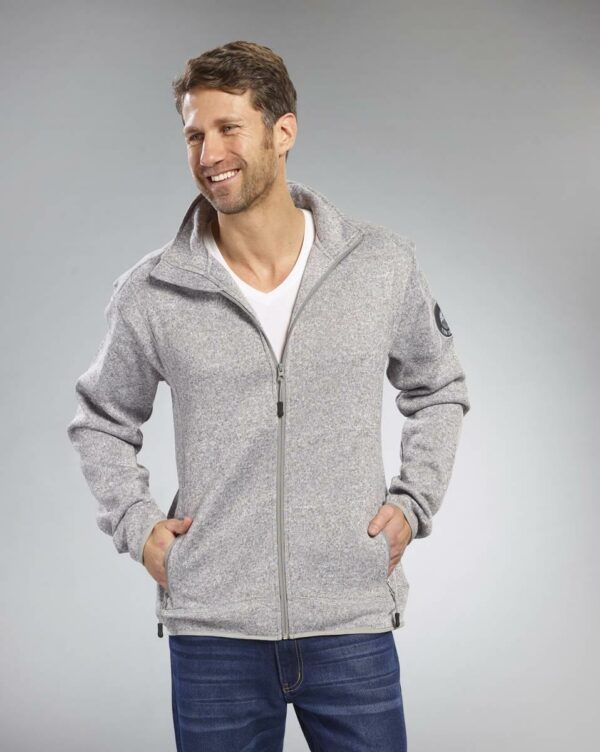 Sweatjacke Active, Farbe grau-melange, Gr.XL