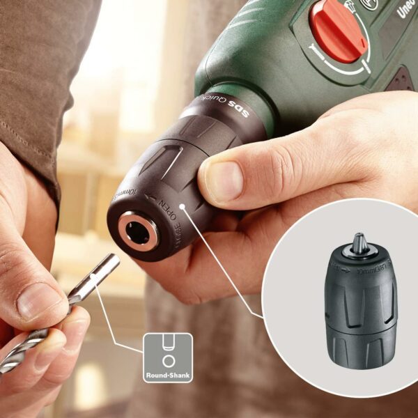 Bosch Akku Bohrhammer Uneo (1 Akku, 12 Volt System, Max. Bohr-Ø in Beton 10 mm, im Koffer) – Bild 5