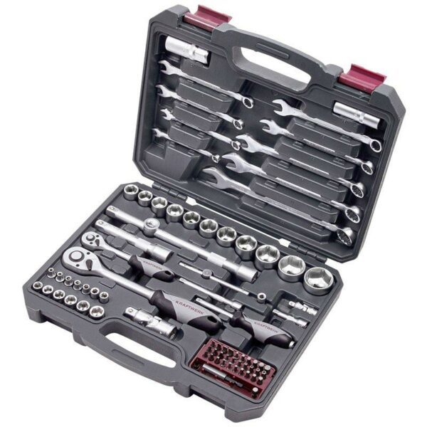 Kraftwerk Steckschlüsselsatz 1/4" + 1/2" 80-tlg. 204.103.600