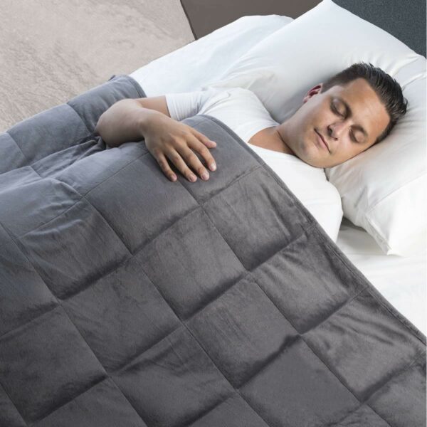 Gewichts-Decke, Therapie-Decke „Relax Vital“, 135 x 200 cm, 7,25 kg, Grau – Bild 4