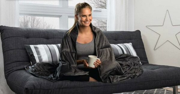 Gewichts-Decke, Therapie-Decke „Relax Vital“, 135 x 200 cm, 7,25 kg, Grau – Bild 3