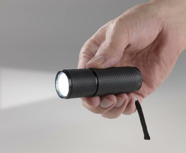 Taschenlampen mit rutschfester Gummierung inklusive Batterien - 4er Set – Bild 2