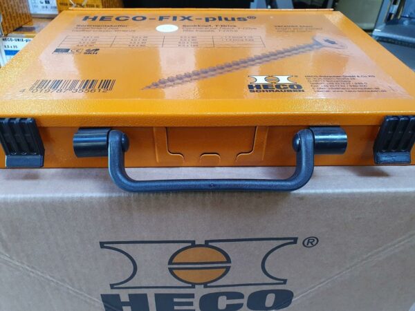 HECO FIX-PLUS Sortimentskoffer T-Drive, verzinkt blau Bestückt, 3,5 -6,0 – Bild 2