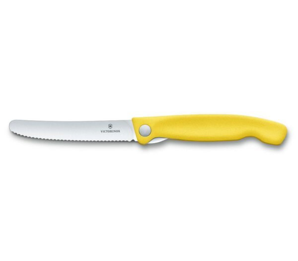 Victorinox Swiss Classic faltbares Gemüsemesser gelb – Bild 4