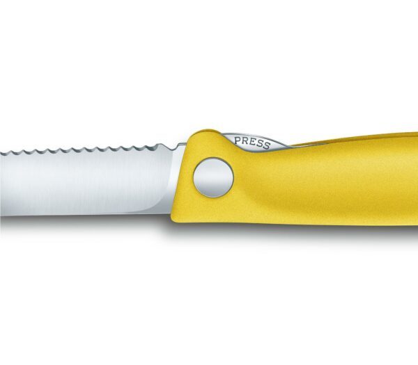 Victorinox Swiss Classic faltbares Gemüsemesser gelb – Bild 6
