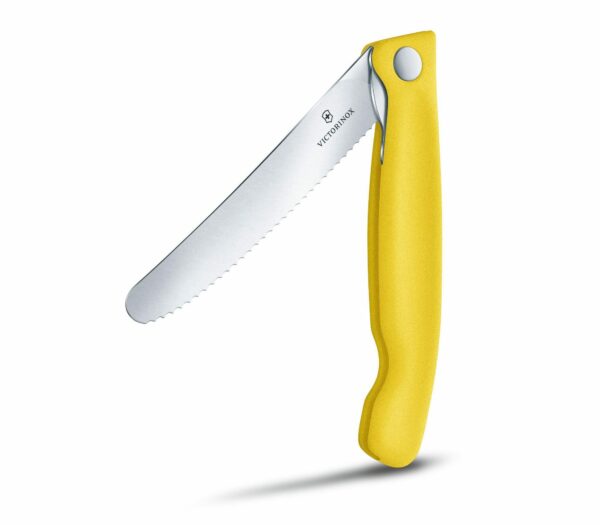 Victorinox Swiss Classic faltbares Gemüsemesser gelb – Bild 7