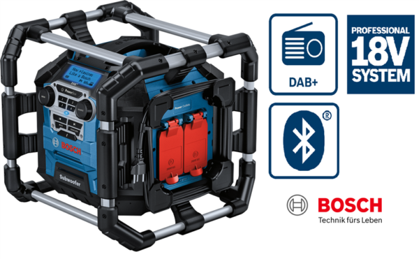 DAB+ Baustellenradio von Bosch GPB18V-5 SC - 06014A4130