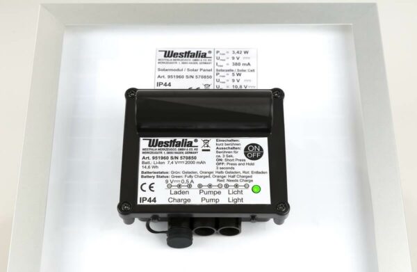 Westfalia Solar Teichpumpen mit Akku Box – Bild 2