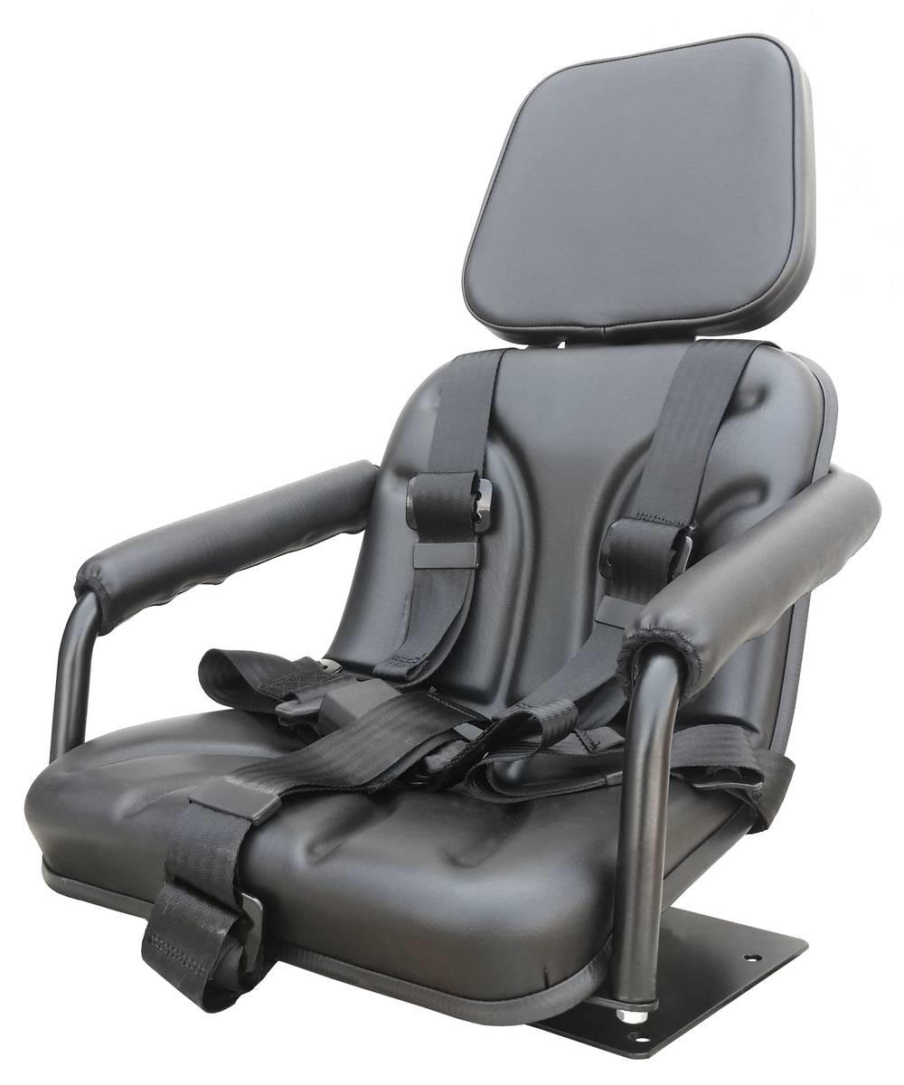 Schleppersitz Traktorsitz Sitz PVC mit Armlehnen und Rückenverlängeru