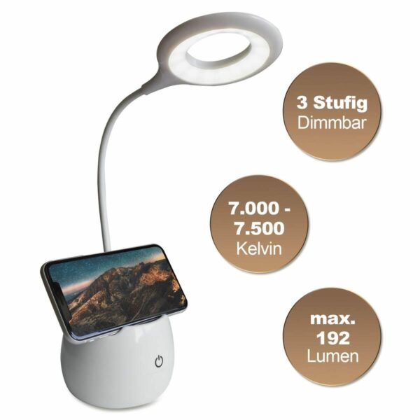 Eaxus LED Schreibtischlampe Clever Touch – Bild 6