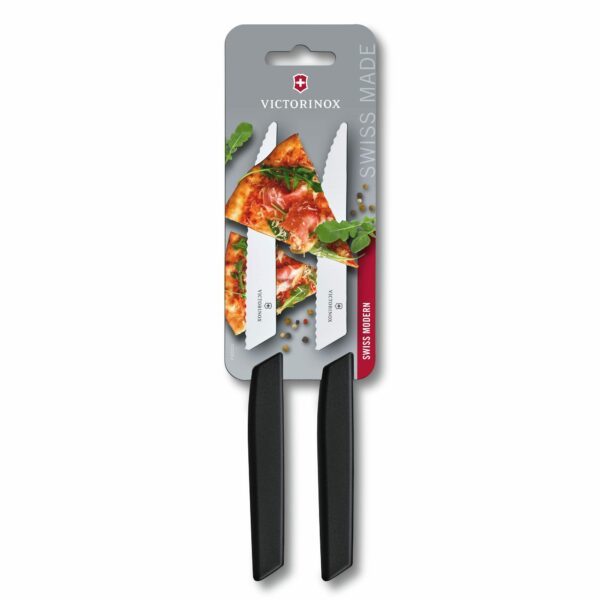 Victorinox Steakmesser-Set Swiss Modern 2 Stück, Schwarz