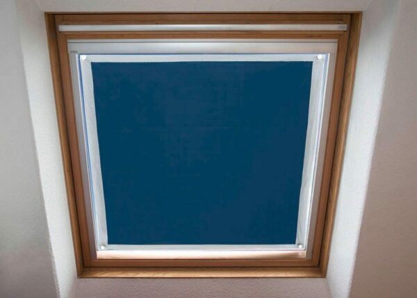 Sonnenschutz für Fenster, Blau, mit Saugnäpfen, 59x92 cm – Bild 2