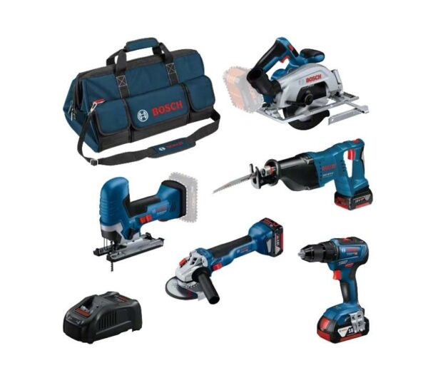 Bosch 18V Profi-Set (GSR;GWS;GKS;GSA;GST)