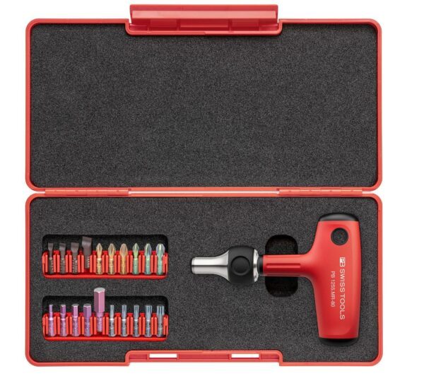 PB Swiss Tools Bithalterset mit Quergriff in ToolBox PB 1255.MR Set CBB