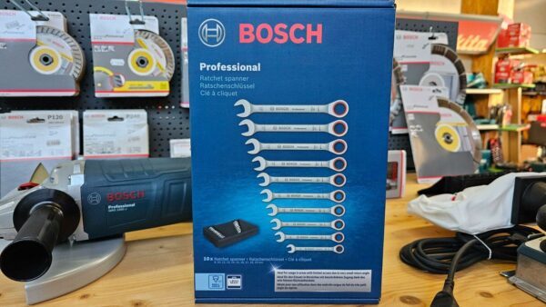 Bosch Maul Ring Ratschenschlüssel Set, 10tlg. 1600A02AU0